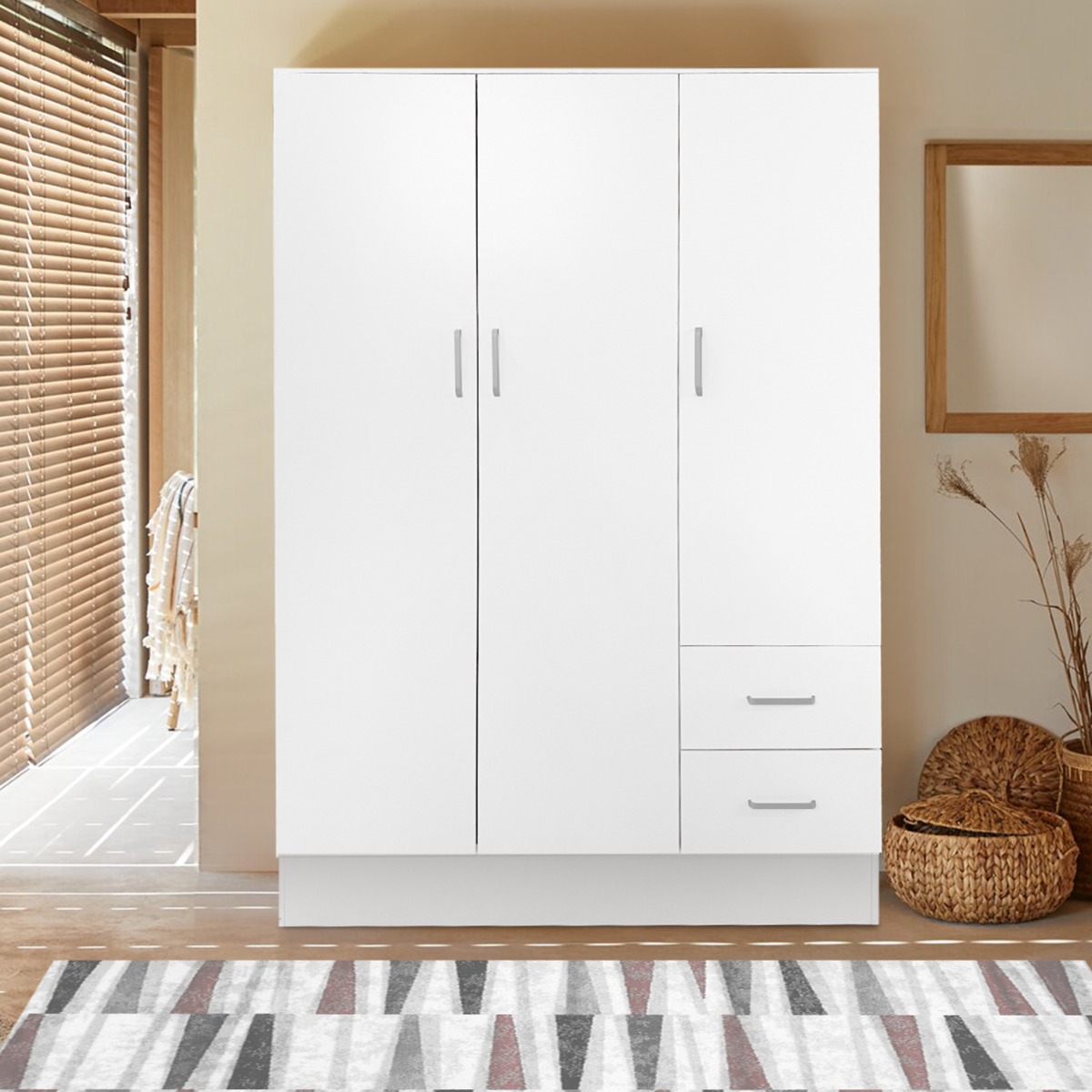 ARMADIO CM 120X50 H. 170 BIANCO OPACO 