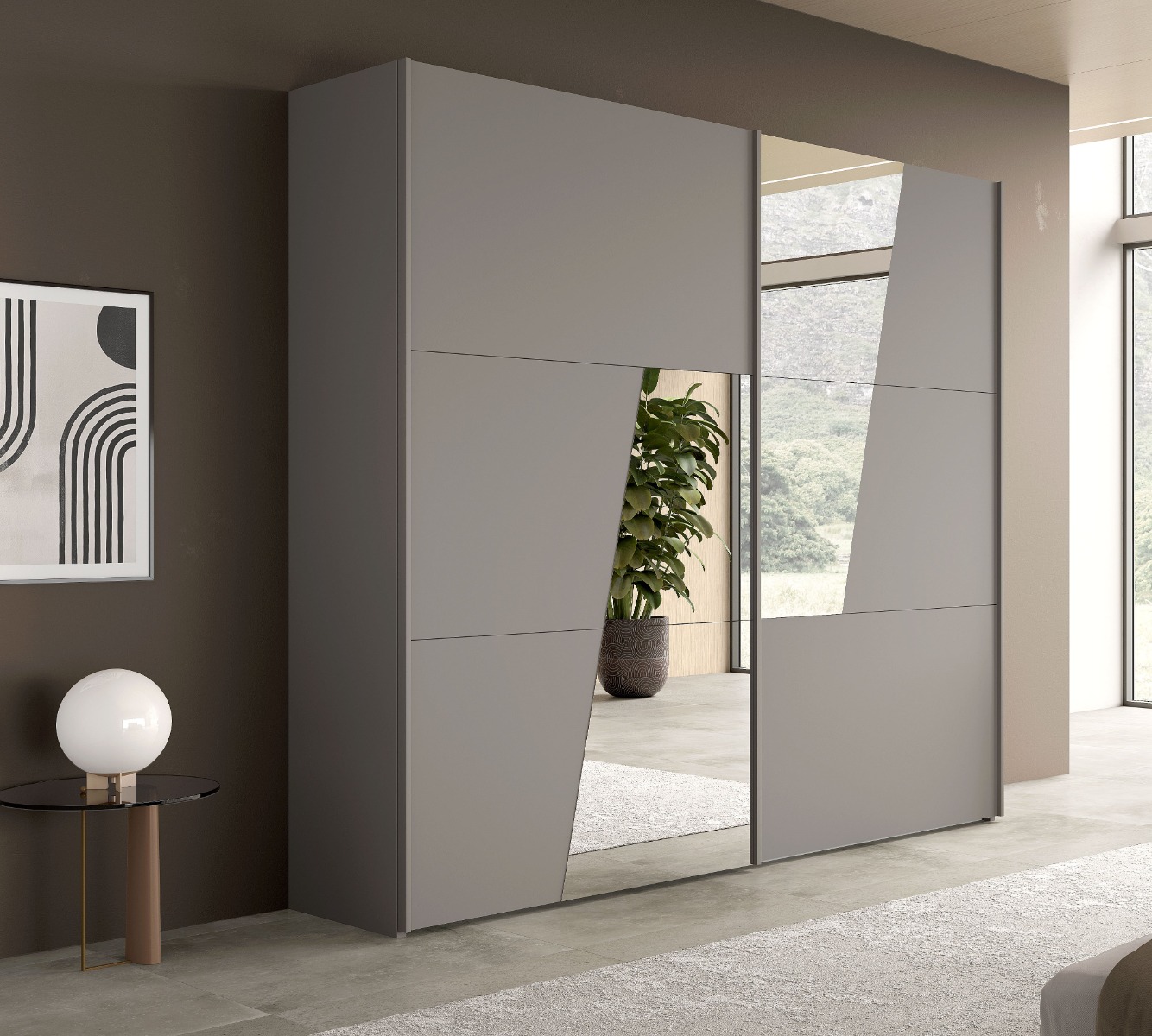 ARMADIO MOD. TWIST CM 272X65 H. 247 FANGO