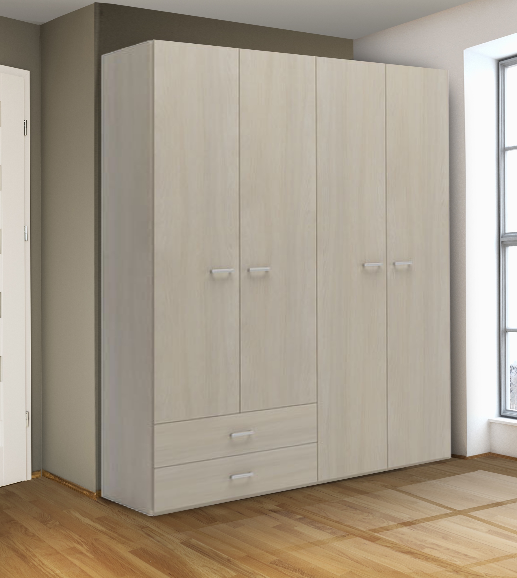 ARMADIO MOD. PARIGI CM 161X52 H. 210 OLMO