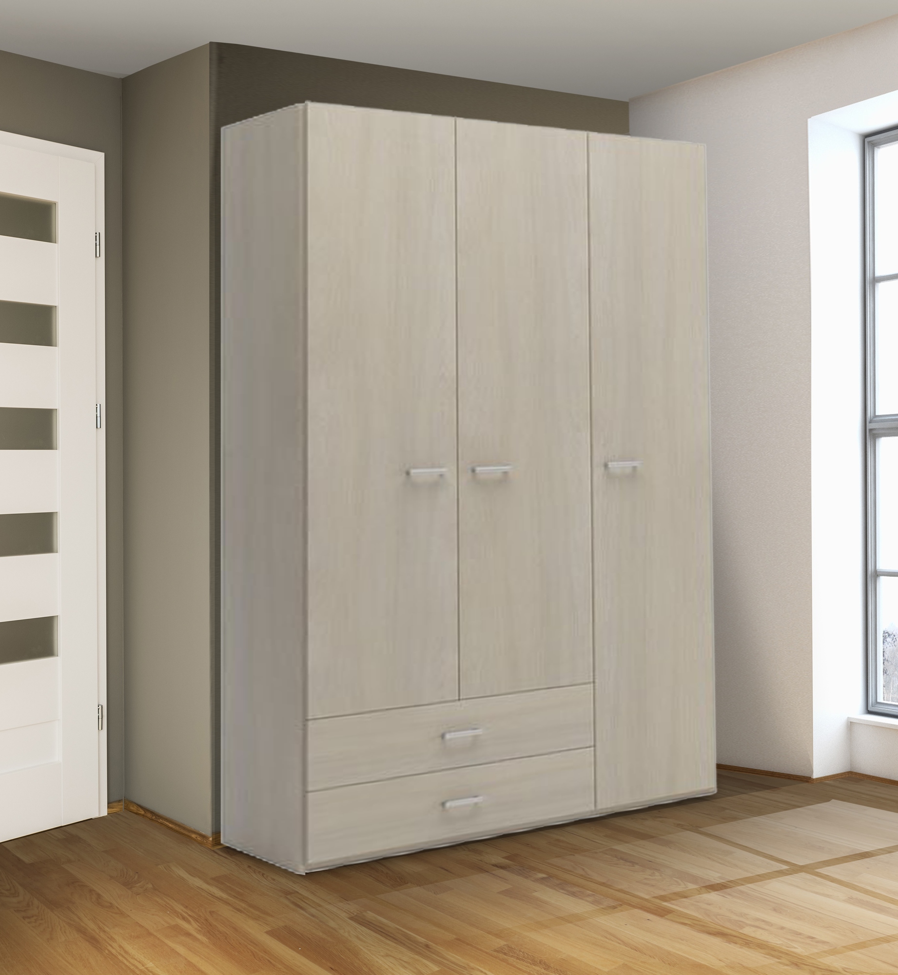 ARMADIO MOD. PARIGI CM 121X52 H. 210 OLMO
