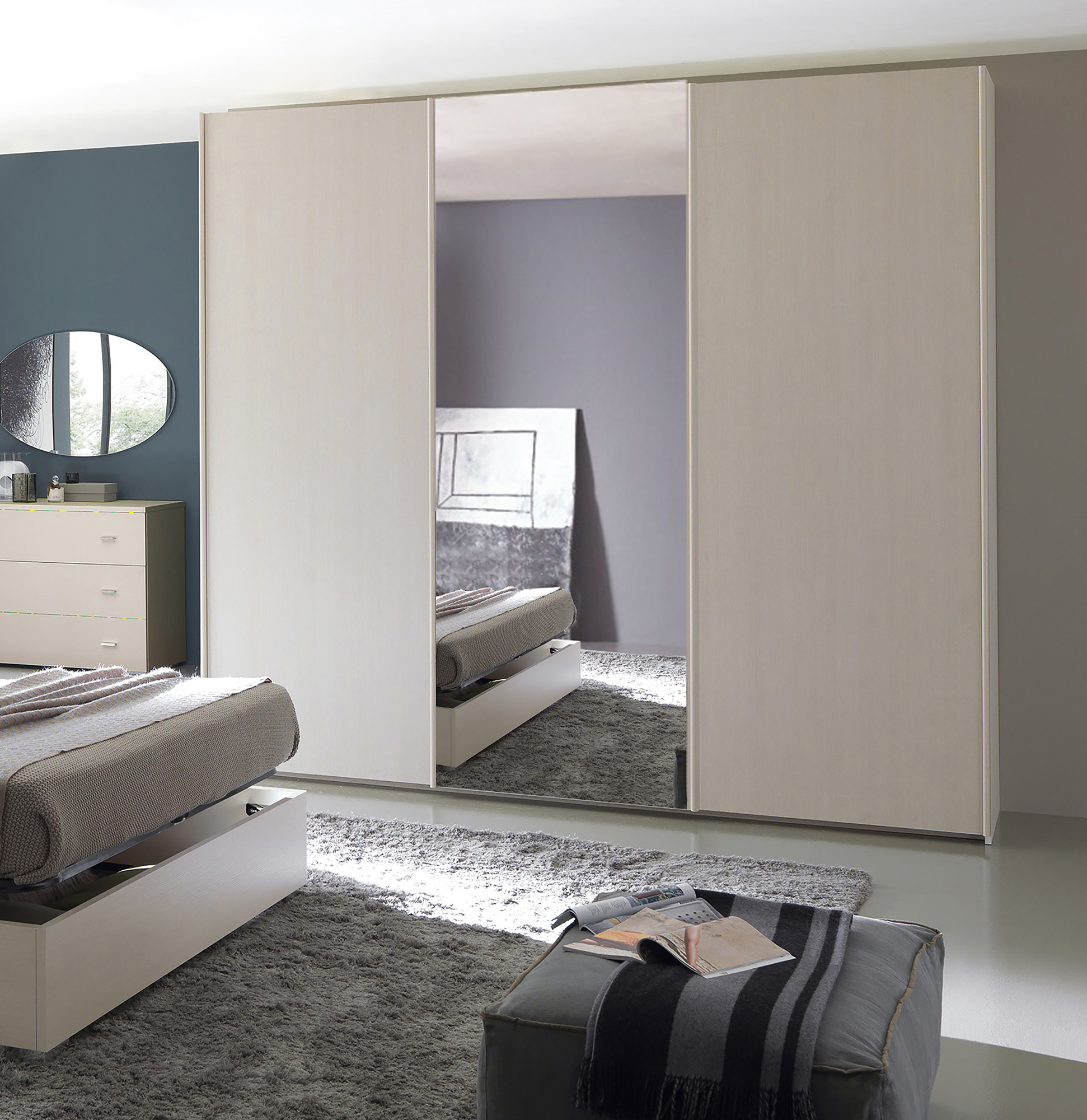 ARMADIO MOD. CITY CM 270X65 H. 247 OLMO 