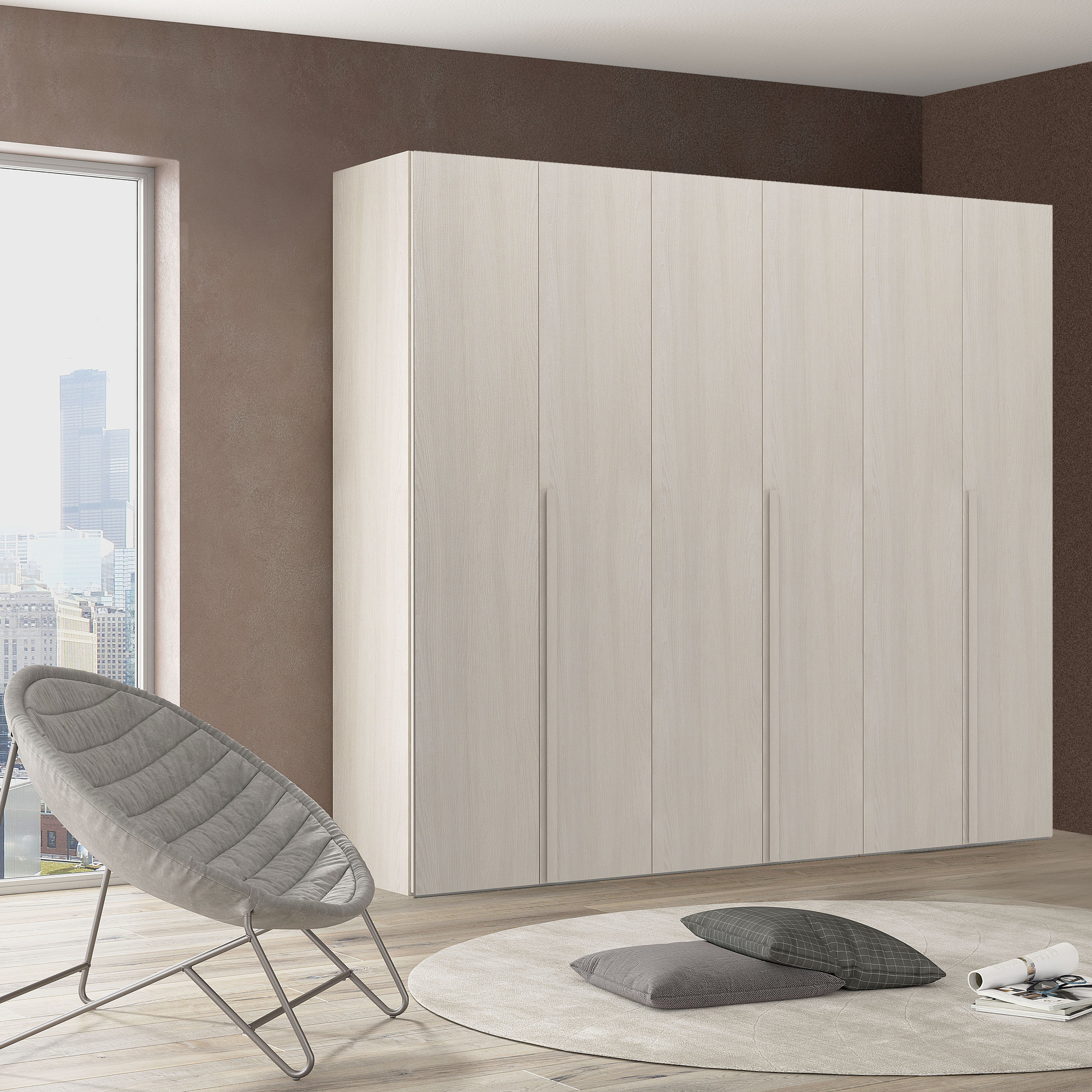 ARMADIO MOD. LOFT CM 270X58 H. 247 OLMO