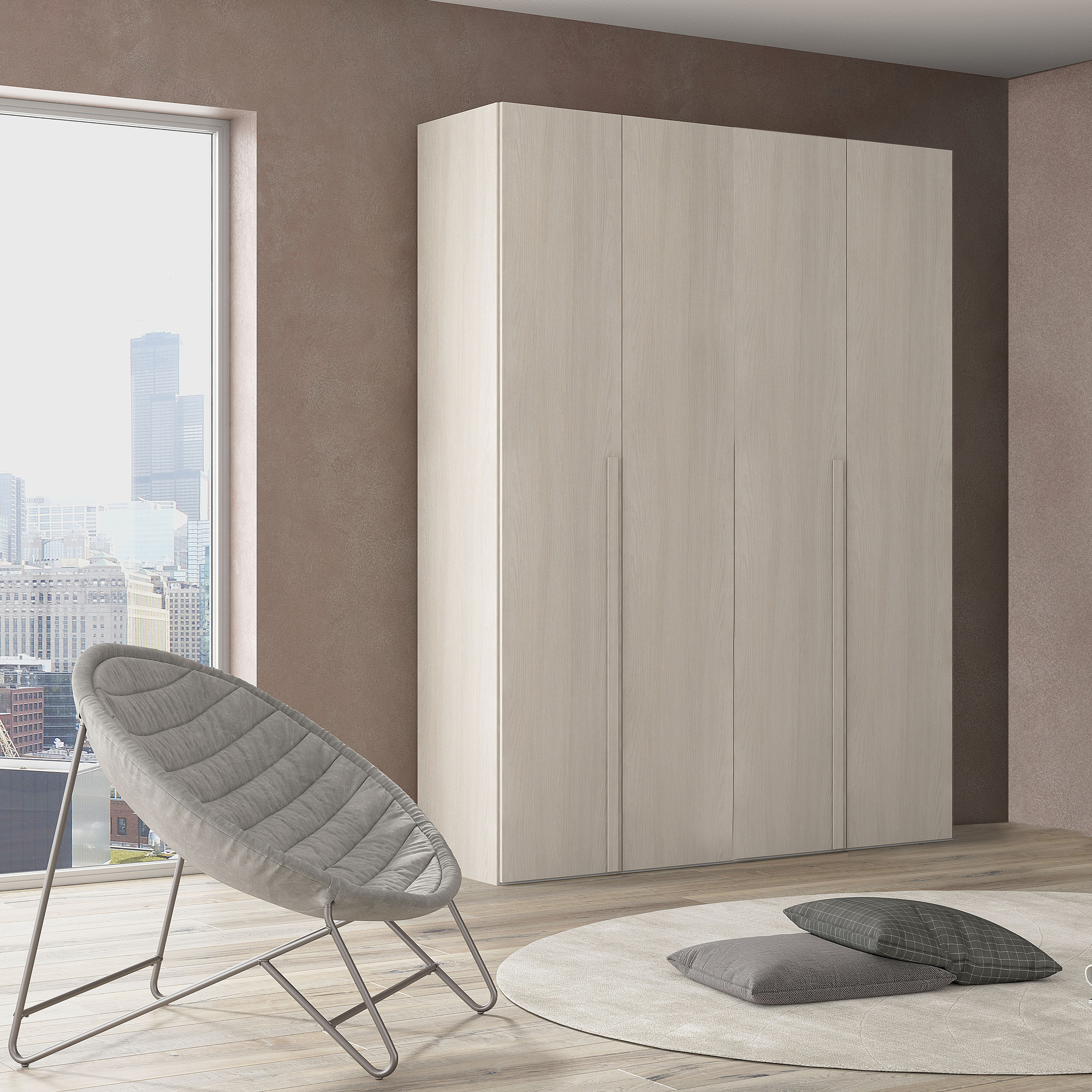 ARMADIO MOD. LOFT CM 181X58 H. 247 OLMO
