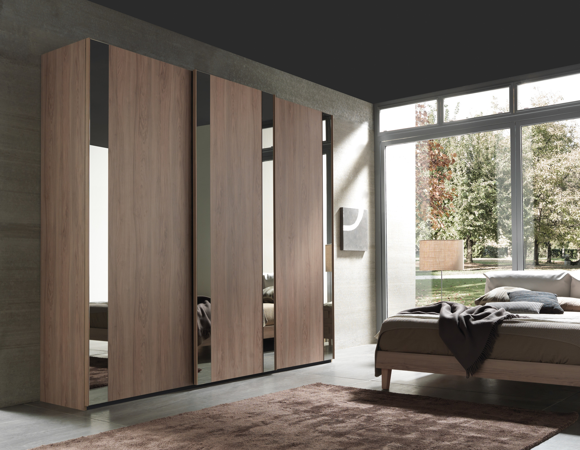 ARMADIO MOD. RIGO CM 270X65 H. 247 NOCE 