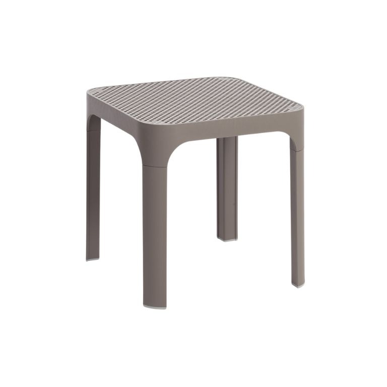 NARDI OUTDOOR - TAVOLINO MOD. NET CM 40X40 TORTORA