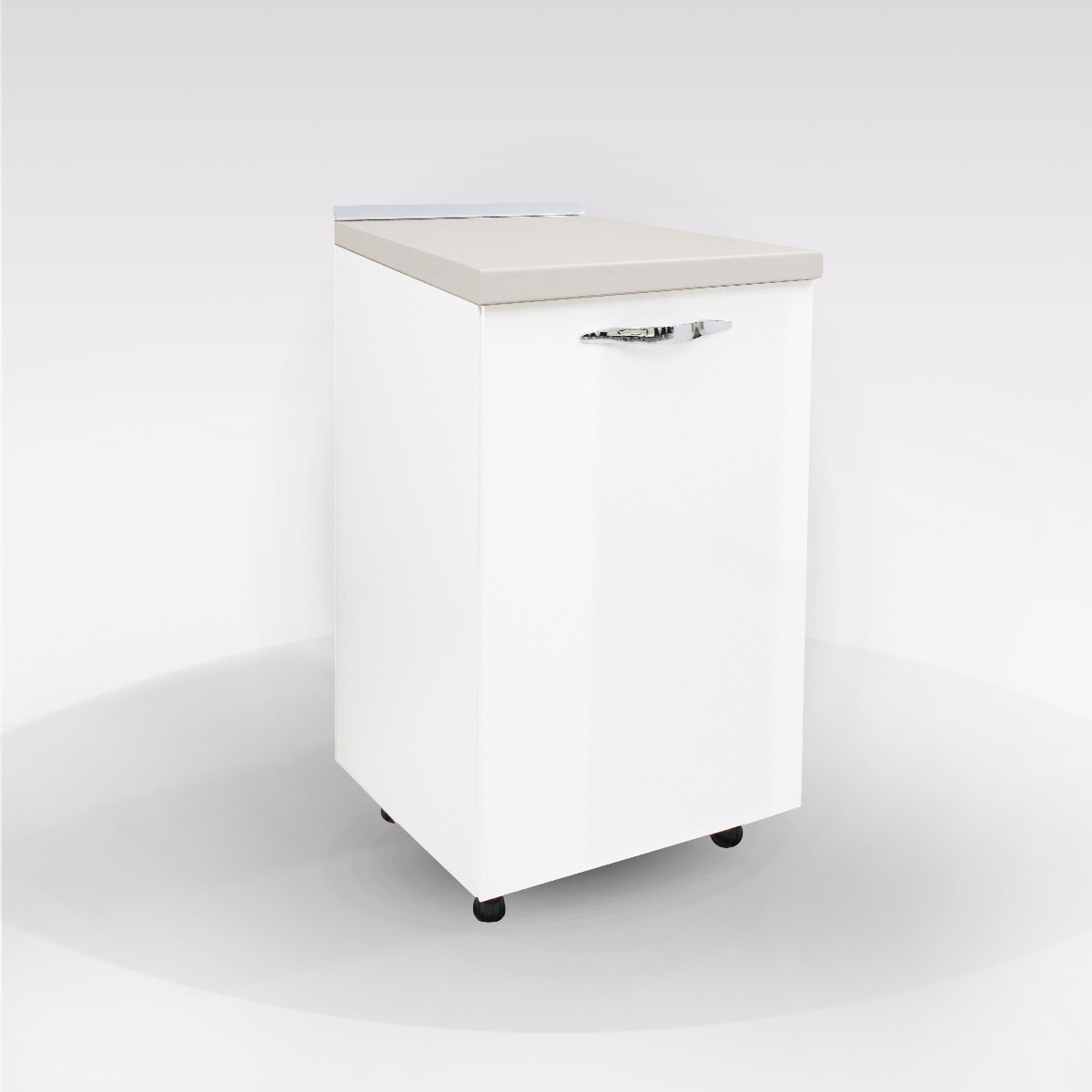 BASE MIRA 45X60 H. 86 BIANCO LUCIDO