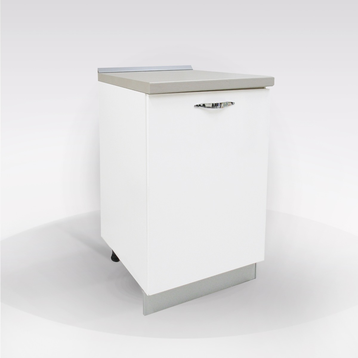 BASE MIRA 60X60 H. 86 BIANCO LUCIDO