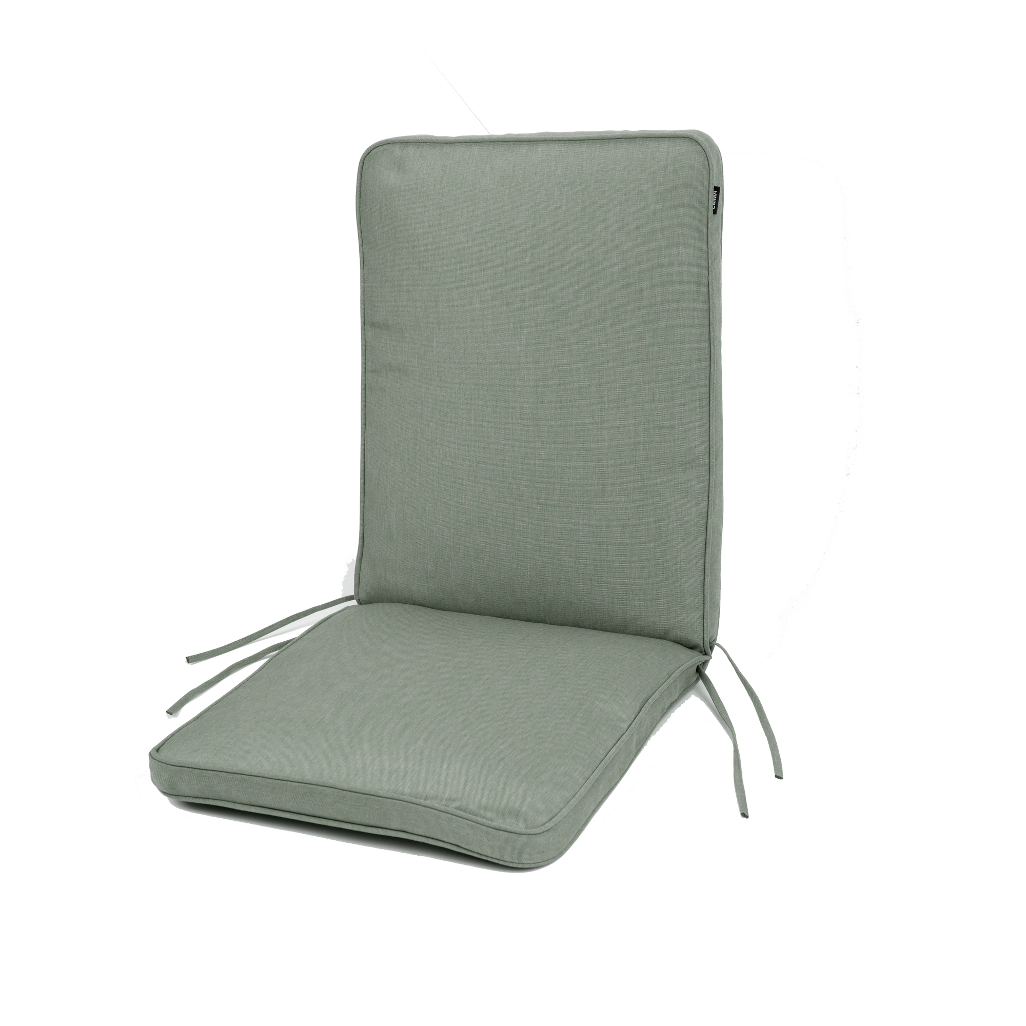 CUSCINO DA ESTERNO SCHIENALE BASSO CM 47X105 VERDE SALVIA