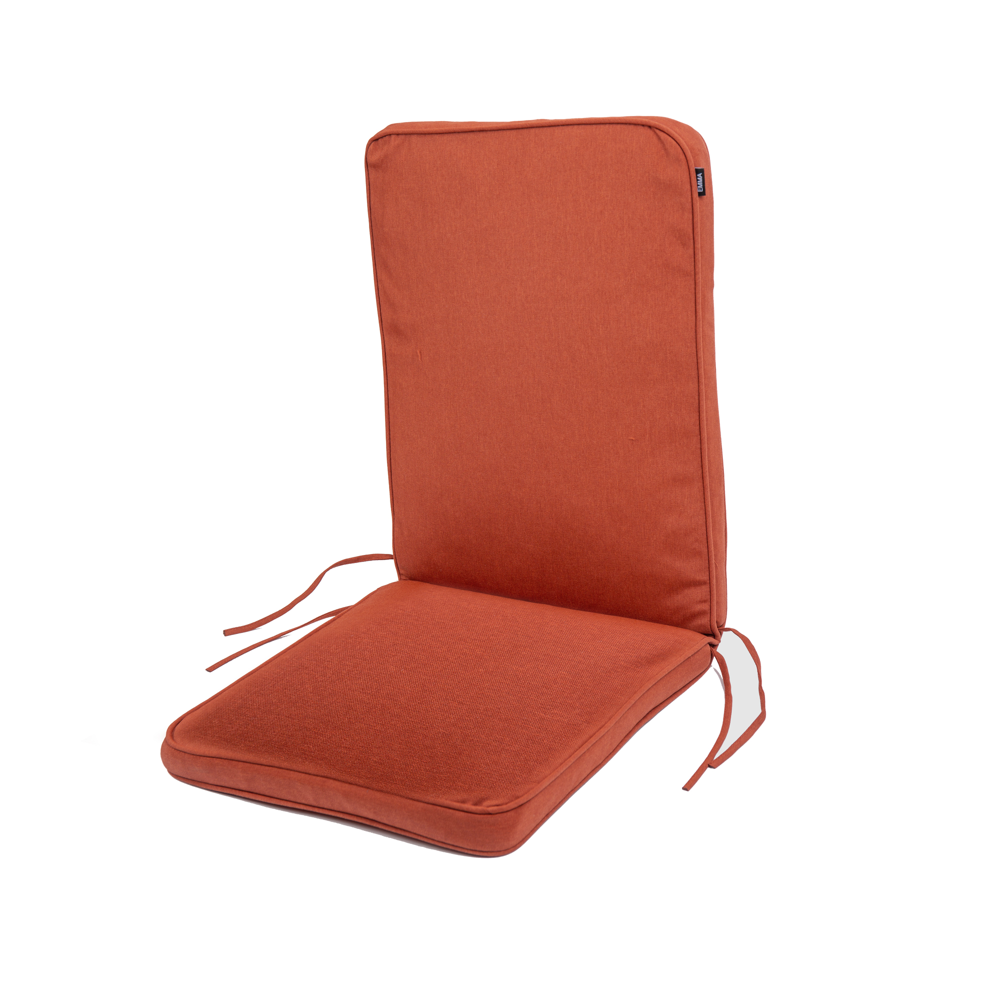 CUSCINO DA ESTERNO SCHIENALE BASSO CM 47X105 MATTONE