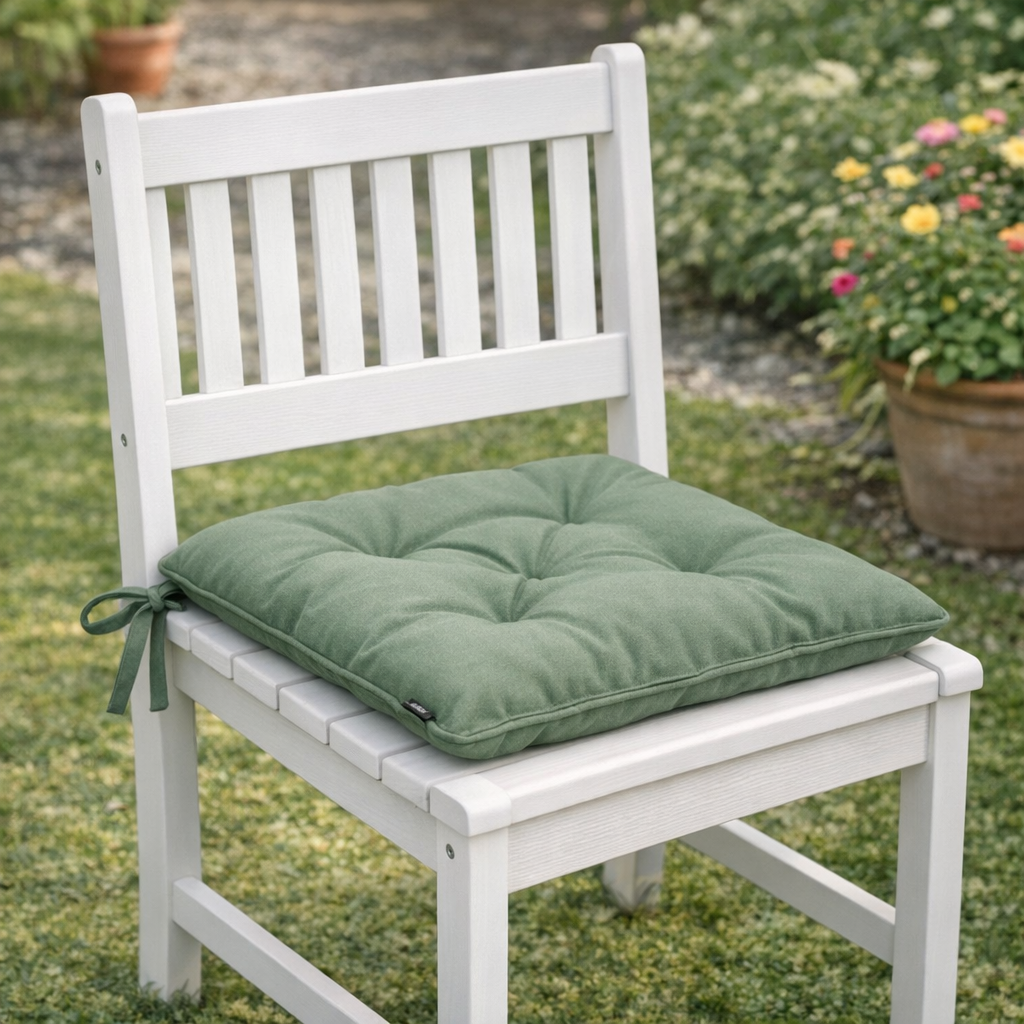 CUSCINO SEDIA DA ESTERNO CM 42X42 VERDE SALVIA