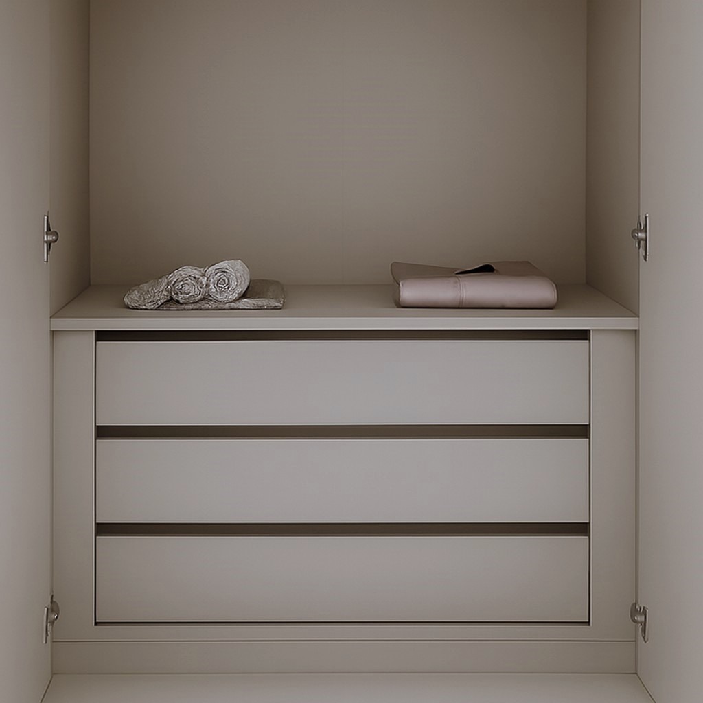 CASSETTIERA INTERNA START 3 CASSETTI CM 88.8 CASHMERE