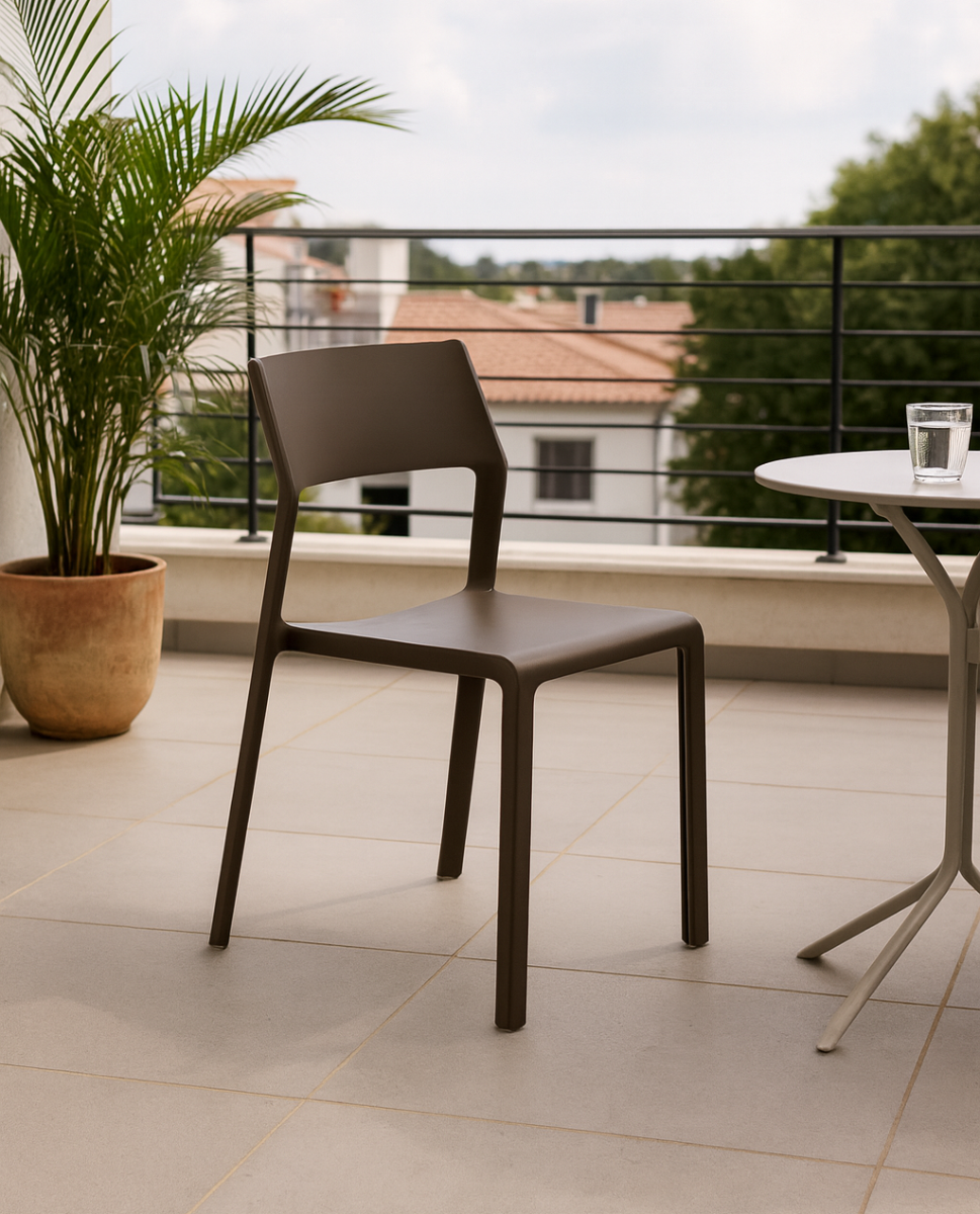 NARDI OUTDOOR - SEDIA MOD. TRILL BISTROT TABACCO