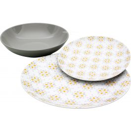 Kit di stoviglie monouso blu - Vegaooparty
