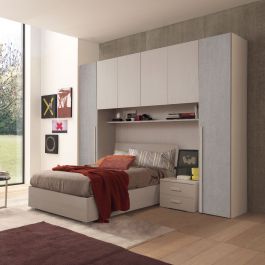 Letto Una Piazza E Mezza Cameretta A Ponte Letto Singolo Ponte Con