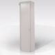 ARMADIO TERMINALE GINEVRA 1 ANTA SINISTRA CM 45X60 H. 247 BIANCO FRASSINATO 