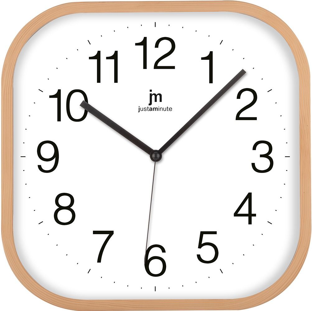 Orologio Da Parete Design Elegante 30 Cm Con Quadrante Ampio Oro Rosa E Bianco