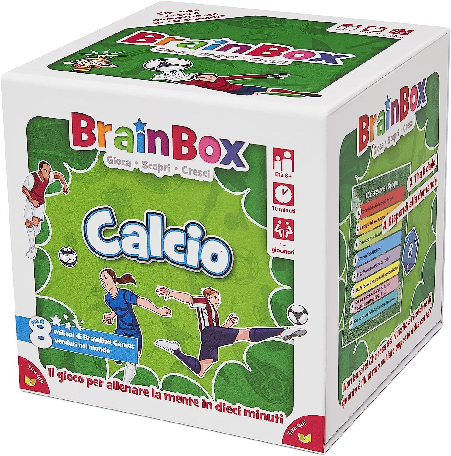 Asmodee - BrainBox: Dinosauri  2022 , Gioco Per Imparare E Allenare La Mente 1 Giocatori 5 Anni Ed In Italiano