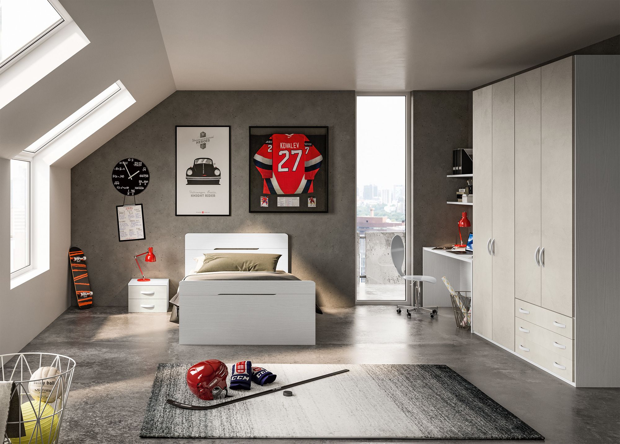 Giessegi Camerette Cameretta Con Letto Rialzato Cameretta Castello