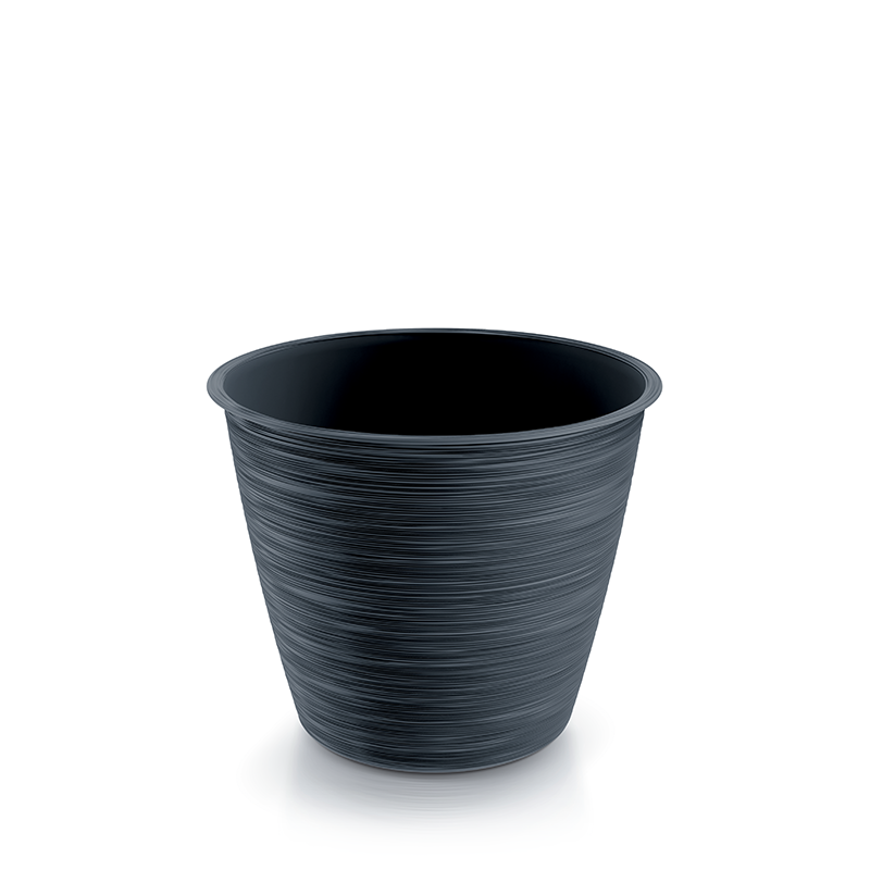 Vaso da fiori 4L Respana 20,8x20,8x12,5 cm, Antracite | Leroy Merlin
