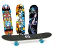 Skateboard Tête De Mort - Planche 78,5x20,4 Cm - Roues PU 50mm - Roulements ABEC 7 - Charge Max 100 Kg