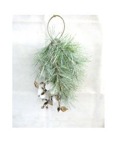 DIETROPORTA PINO GLITTERATO C/FLOCCATO 47X24X24CM