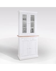 CRISTALLIERA IN LEGNO 2 ANTE