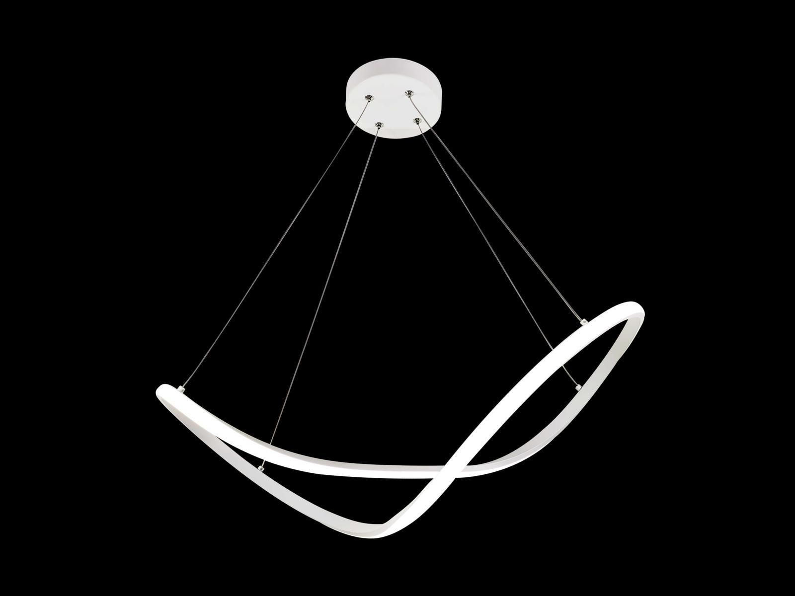 SOSPENSIONE A LED FOREVER 70.5X30 H. 120CM BIANCO - 45W 4500K 2800lm 