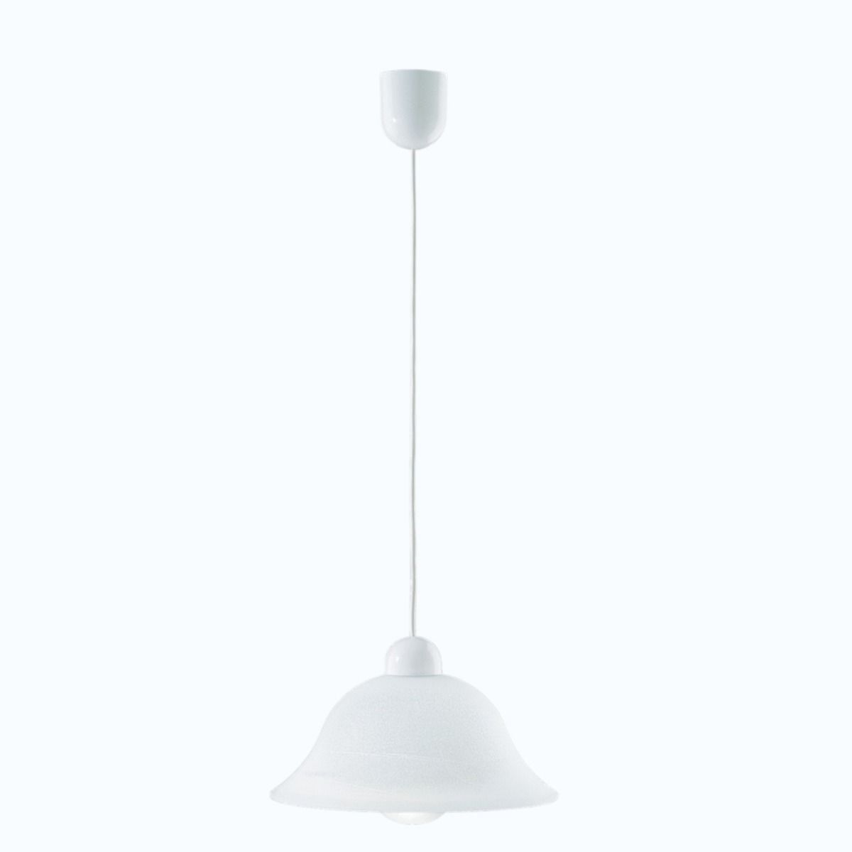 SOSPENSIONE SETTECENTO BIANCO 31X120CM - 1XE27 MAX 60W