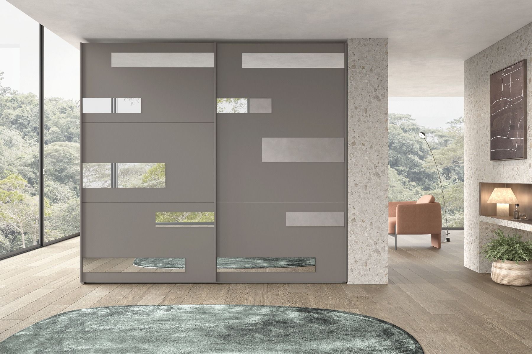 ARMADIO MOD. GALAXY CM 272X65 H. 247 FANGO