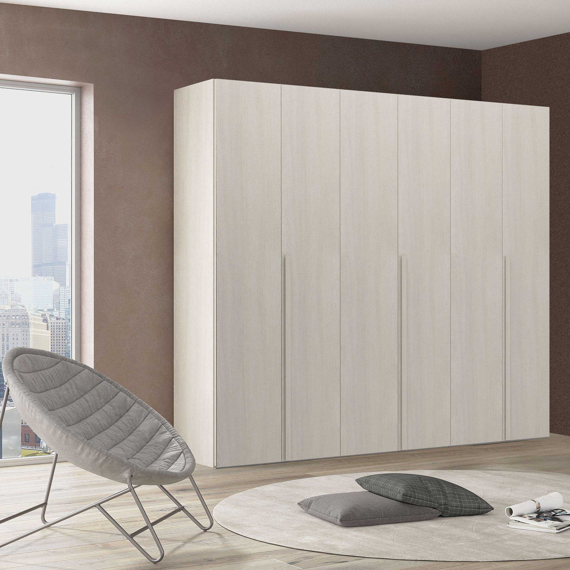 ARMADIO MOD. LOFT CM 270X58 H. 247 OLMO