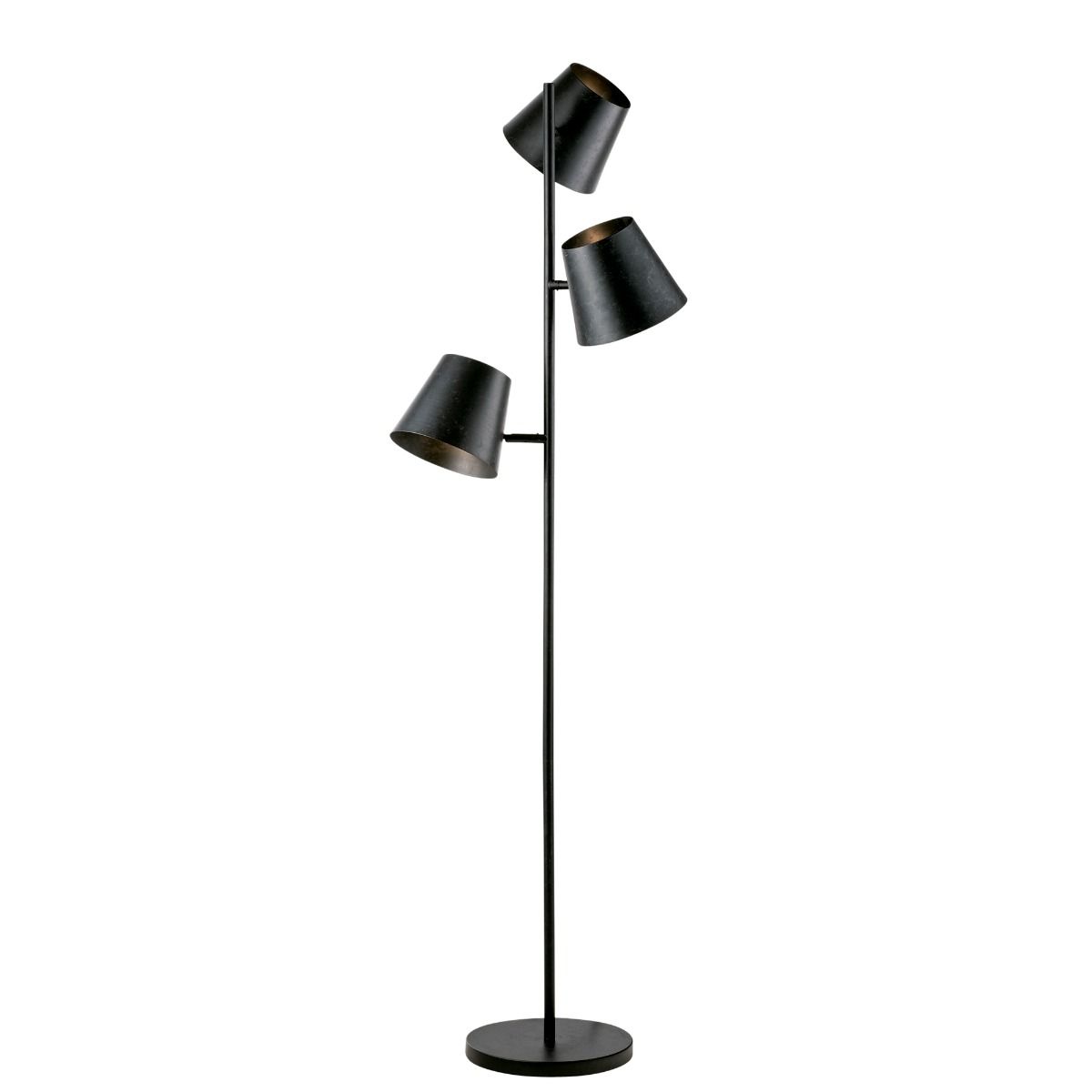 PIANTANA COLT GRIGIO EFFETTO FERRO GREZZO 51X165CM - 3XE27