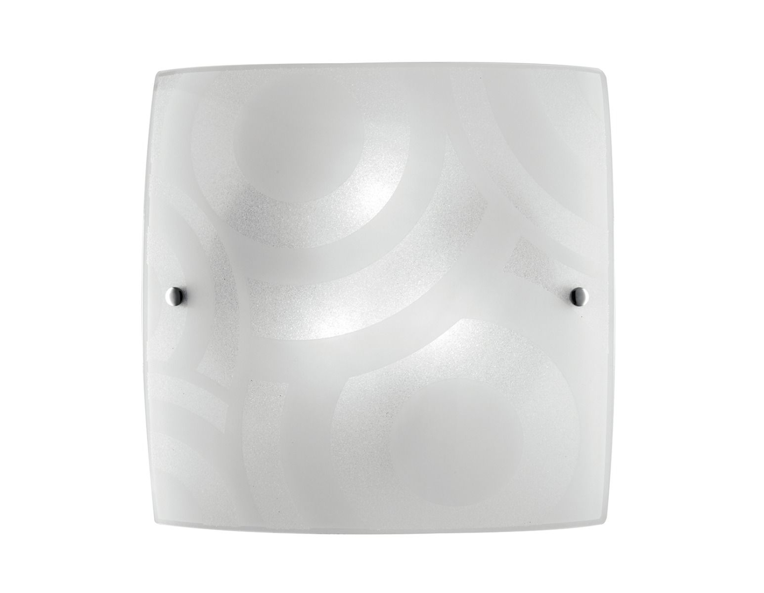 PLAFONIERA MIRO' BIANCO GRANIGLIATO 40X40CM - 3XE27 MAX 60W