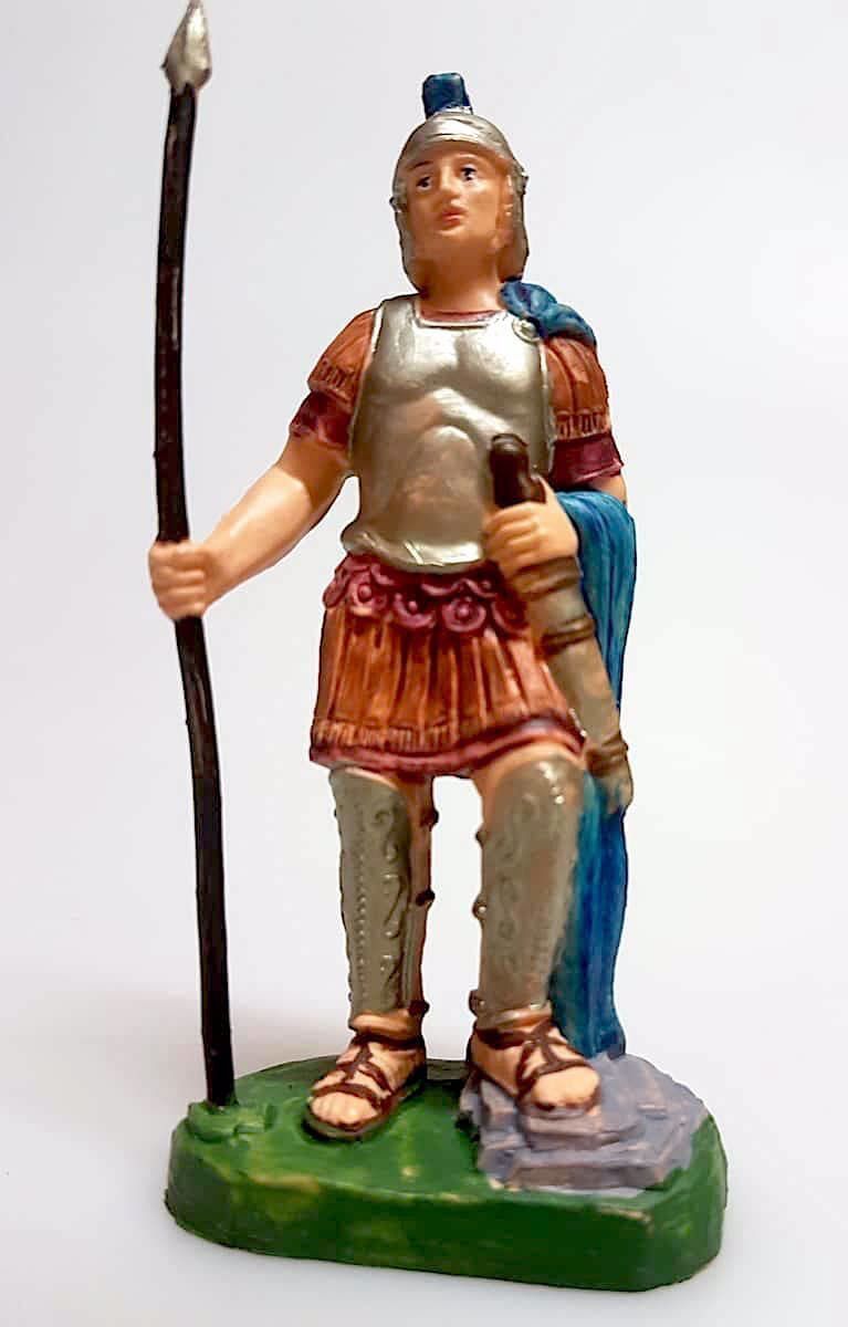 STATUINA SOLDATO IN PVC A COLORI VIVACI H. 10CM