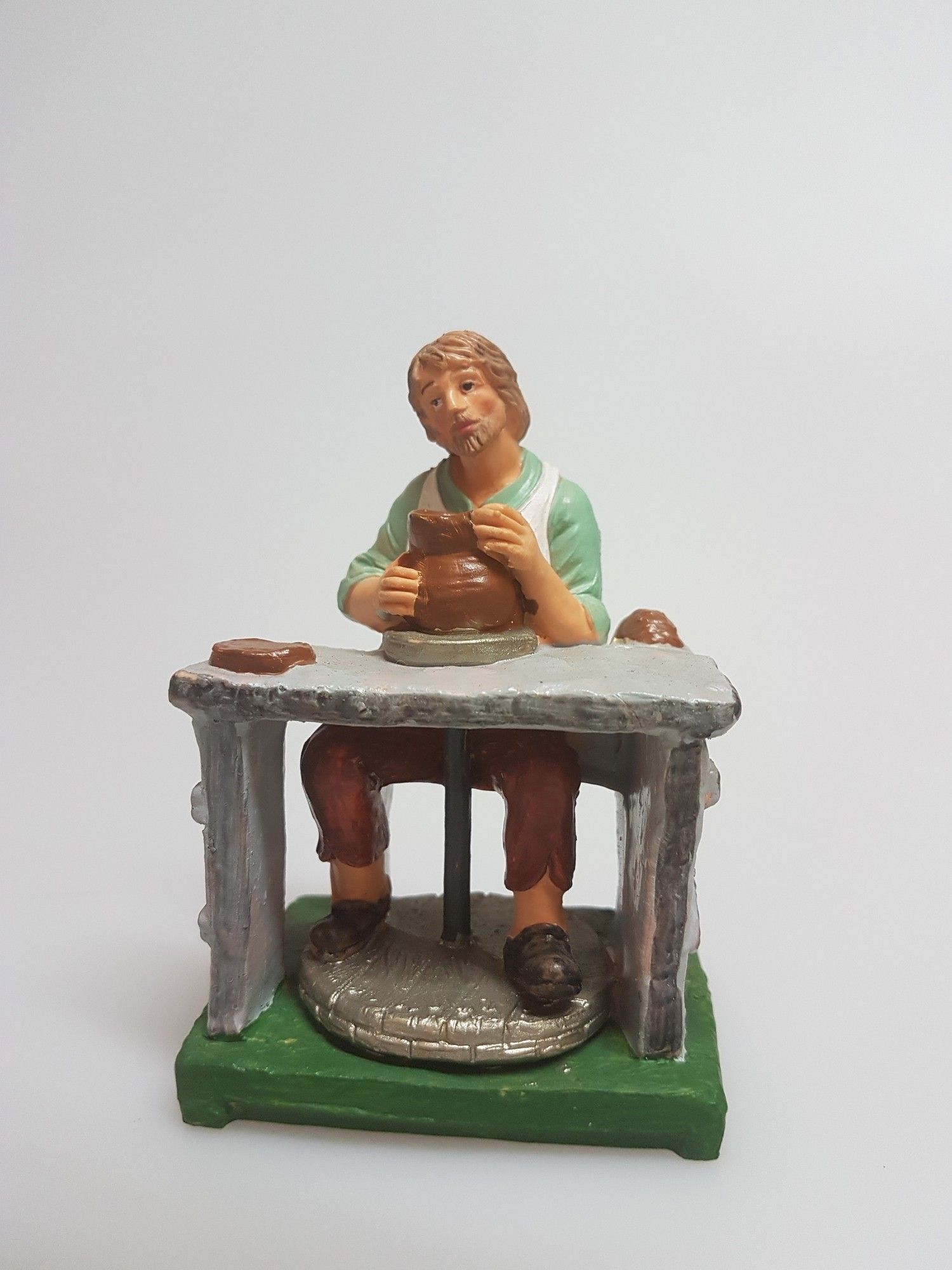 PASTORE VASAIO IN PVC A COLORI VIVACI H. 10CM