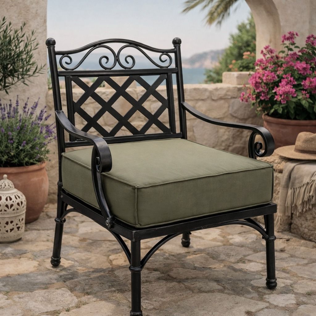 CUSCINO QUADRATO DA ESTERNO KORAI 45X45CM VERDE ALLORO