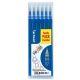PILOT - SET 6 RICARICHE FRIXION BALL E CLICKER BLU