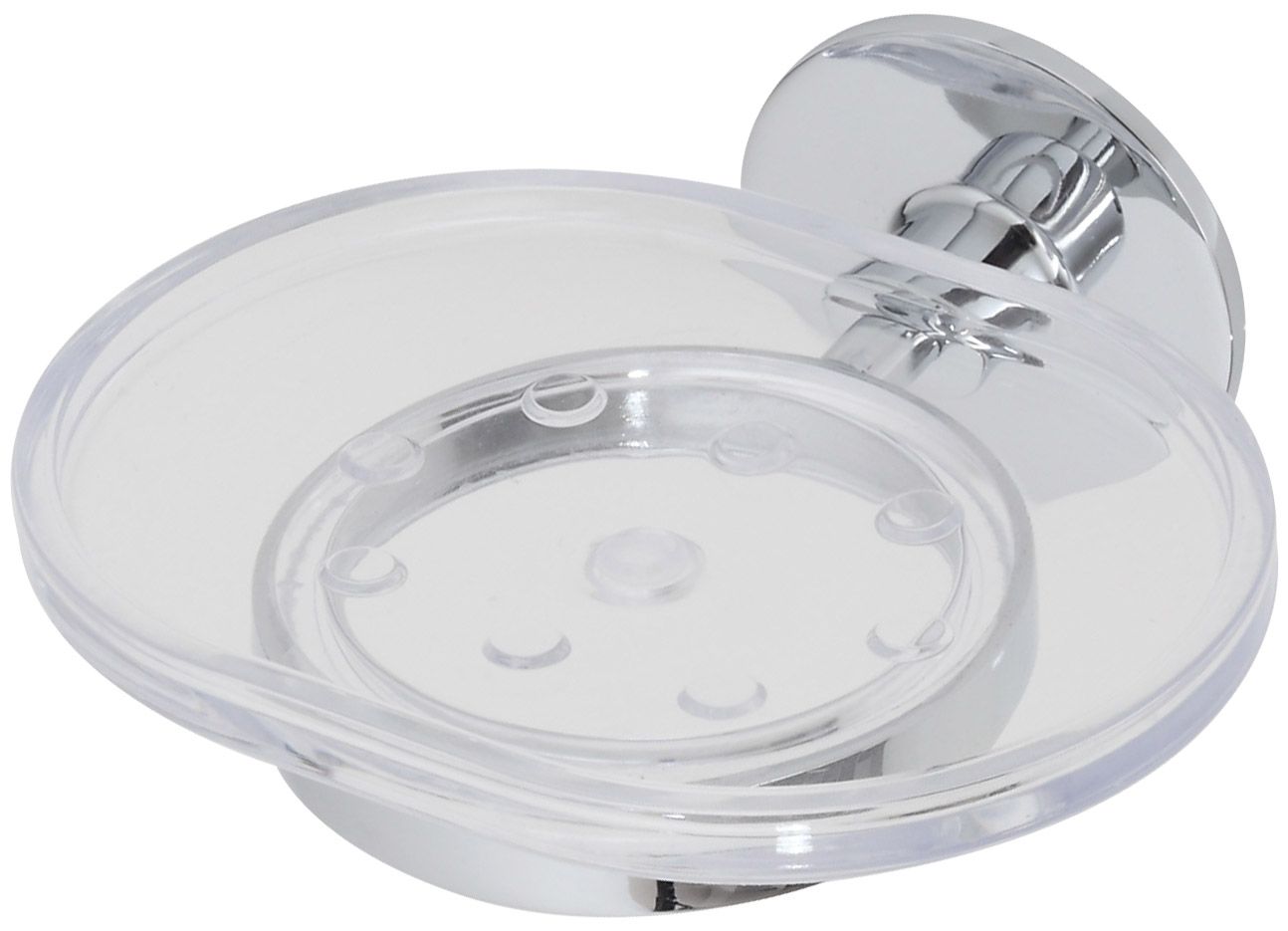LINEA IDEA - PORTASAPONE IN ACCIAIO CROMATO E ABS
