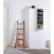 SCARPIERA MOD. MUNDI CM 80X35 H.200 BIANCO LUCIDO