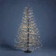 ALBERO LUMINOSO ABETE 2690 LED BIANCO CALDO H. 210CM CON ADATTATORE