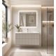 BAGNO COMPLETO MOD. LINE280 CM 80 SABBIA OPACO CANNETTATO