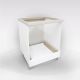 BASE MIRA CM 60 PER INCASSO FORNO E PIANO COTTURA BIANCO LUCIDO