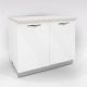 BASE MIRA 90X60 H. 86 BIANCO LUCIDO