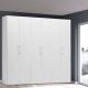 ARMADIO MOD. BASIC CM 270X58 H. 247 BIANCO FRASSINATO
