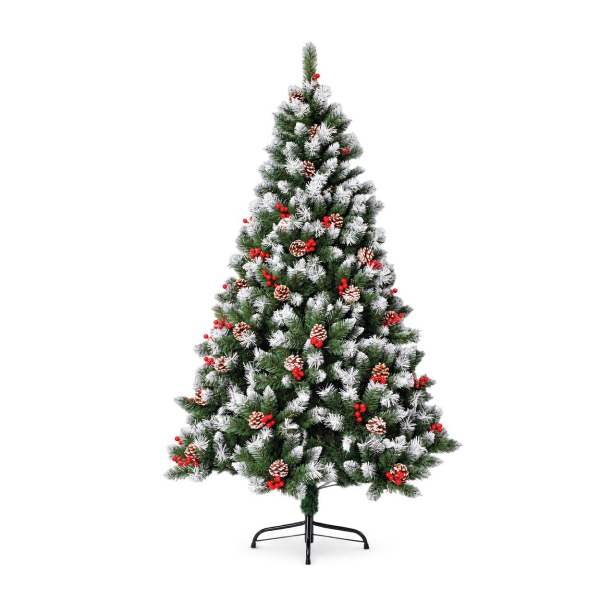 ALBERO DI NATALE INNEVATO MOD. BERRY H. 180CM