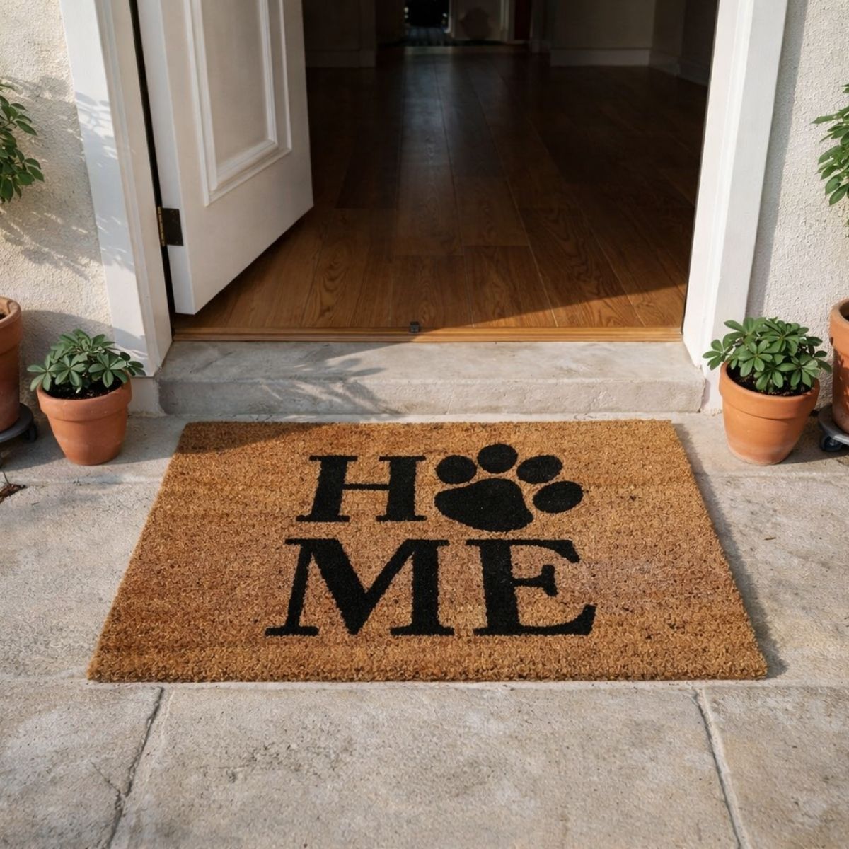 ZERBINO HOME CON ZAMPA IN PVC E FIBRA DI COCCO 40X60CM