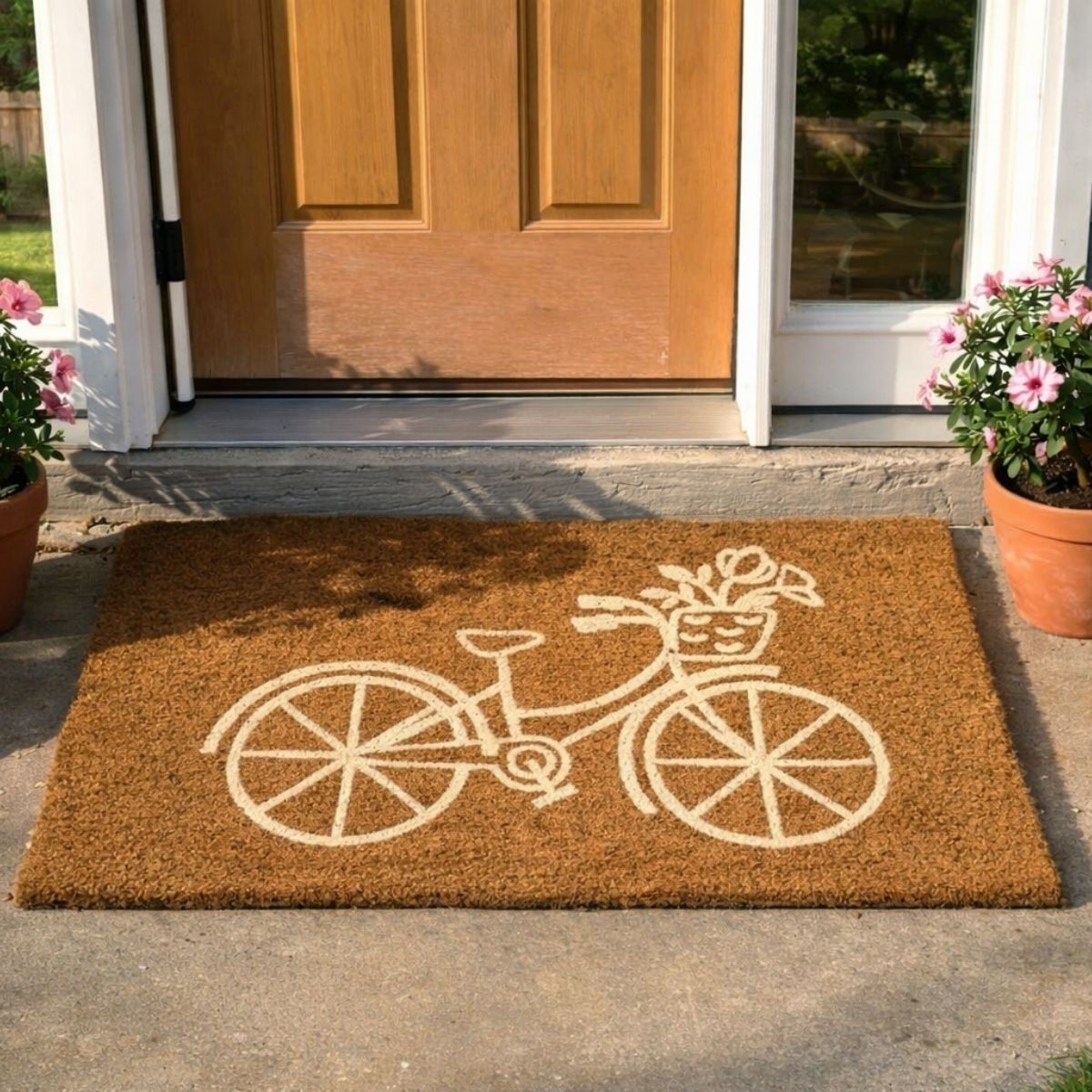 ZERBINO BICI IN PVC E FIBRA DI COCCO 45X75CM