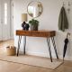 CONSOLLE MOD. SNV-06 CM 110X40 IN LEGNO DI SHEESHAM STONE FINISH