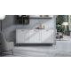 CREDENZA MOD. FOSTER CM 189X45 H. 79 BIANCO FRASSINATO
