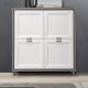 MOBILE MOD. FOSTER CM 129X45 H.139 TORTORA E BIANCO FRASSINATO