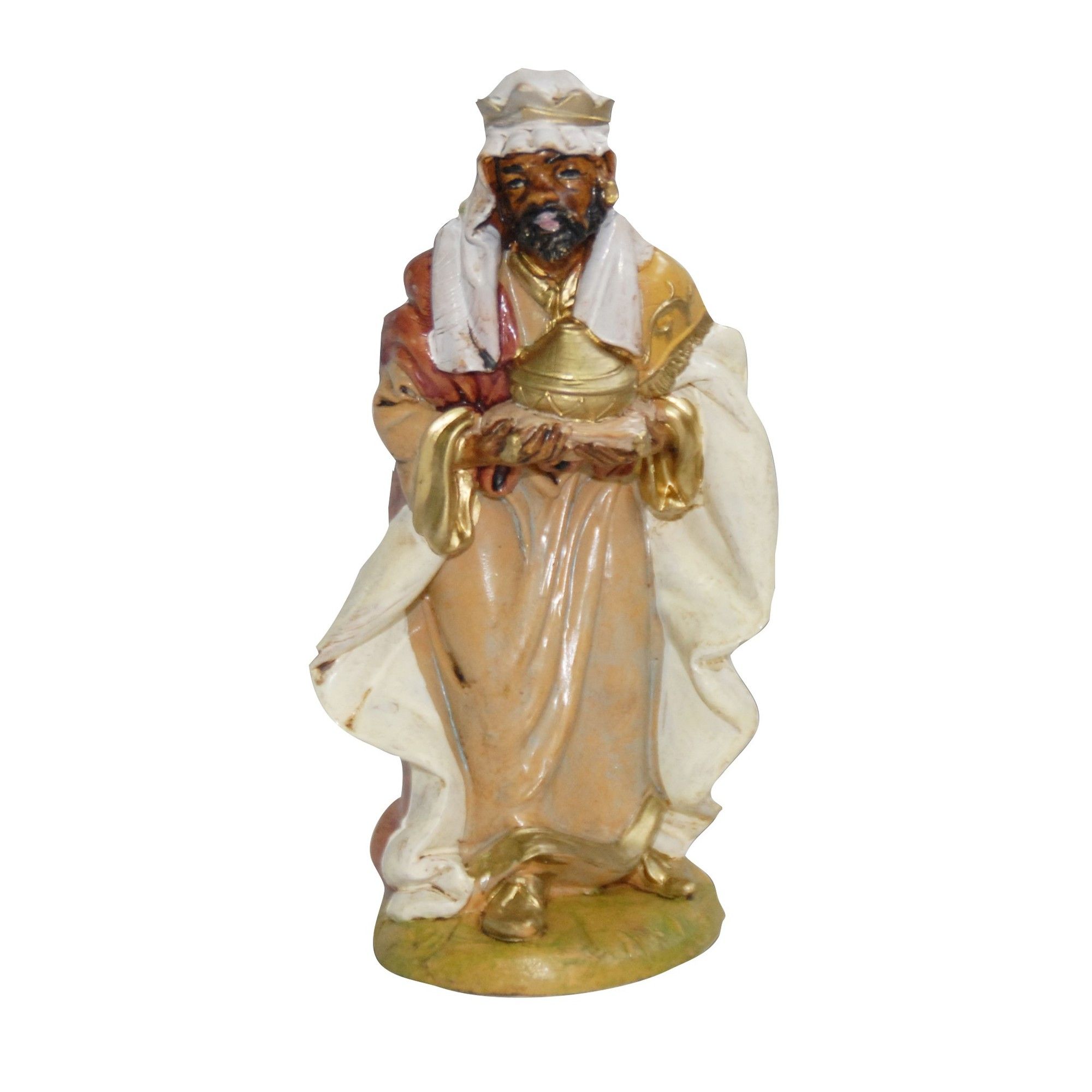 RE MAGIO MORO BALDASSARE MOD. LUX IN PVC EFFETTO LEGNO H. 13CM